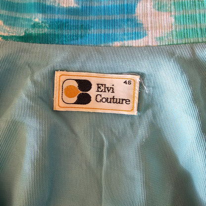 Elvi Couture kjóll með belti - xlarge