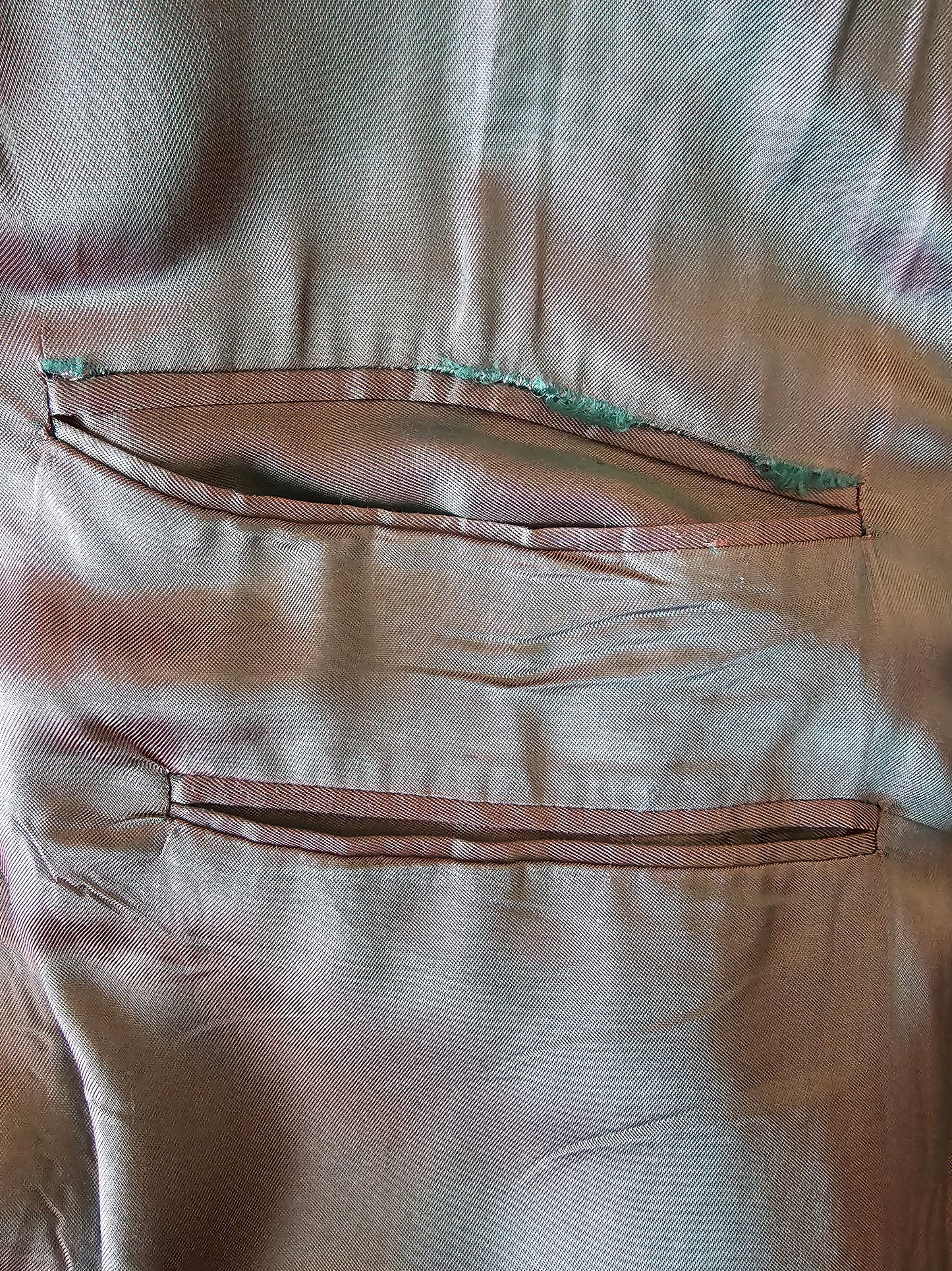 Tvíhnepptur vintage Bernhardt Fashion ullarblazer - XL