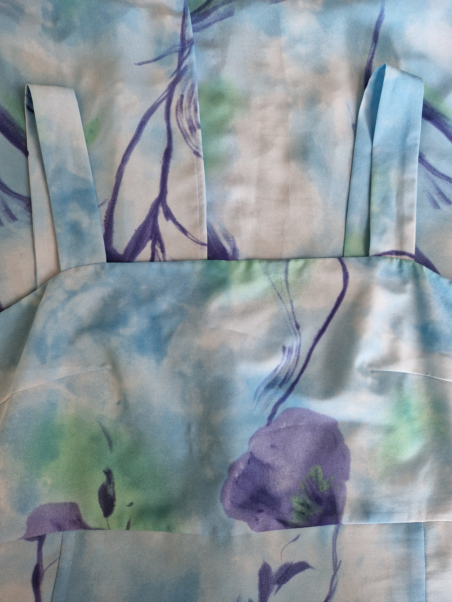 Vintage 90s Elinette síðkjóll - XL
