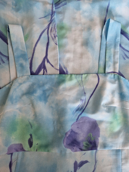 Vintage 90s Elinette síðkjóll - XL