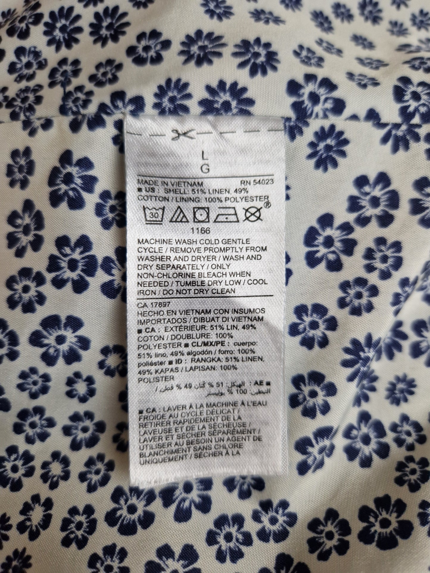 Blár hörjakki frá Old Navy - L