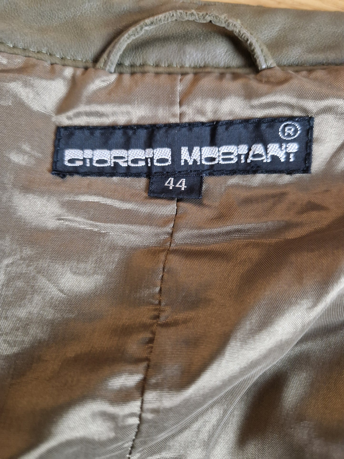 Vintage rúskinnsjakki frá Giorgio Mobiani - L