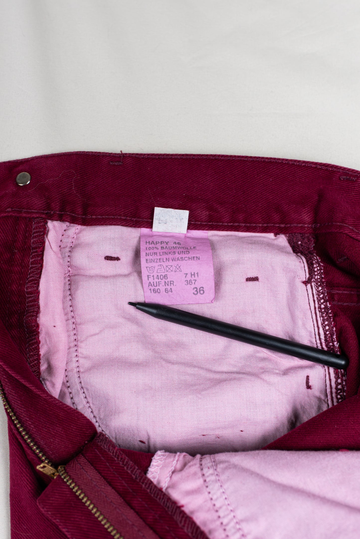 Angels vintage rauðar gallabuxur - xsmall