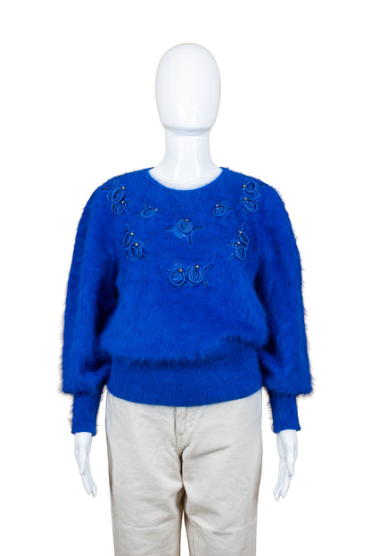 Large Sun 80s angórupeysa - Medium