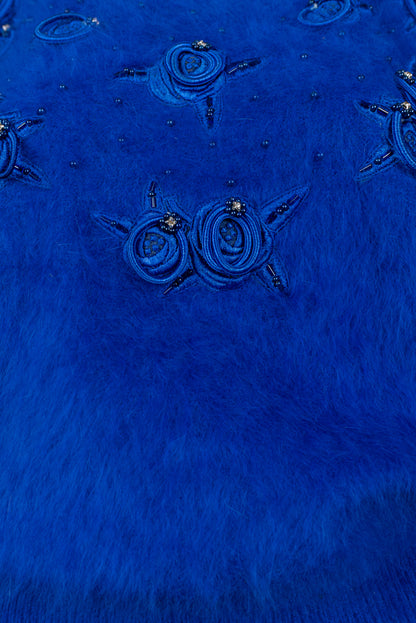 Large Sun 80s angórupeysa - Medium