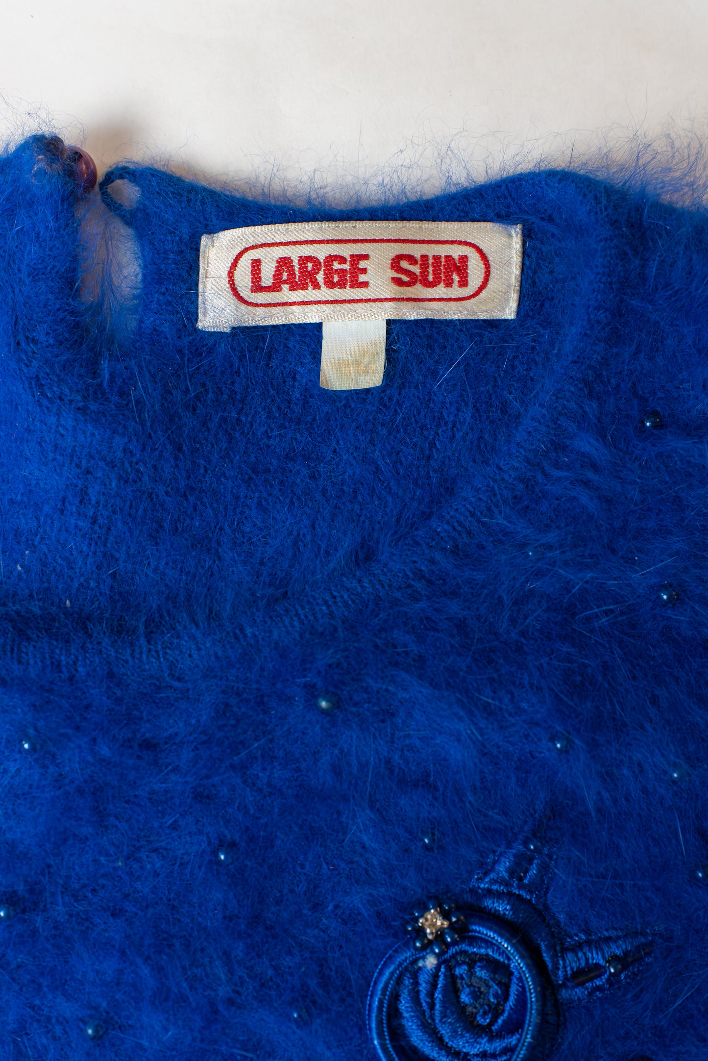 Large Sun 80s angórupeysa - Medium