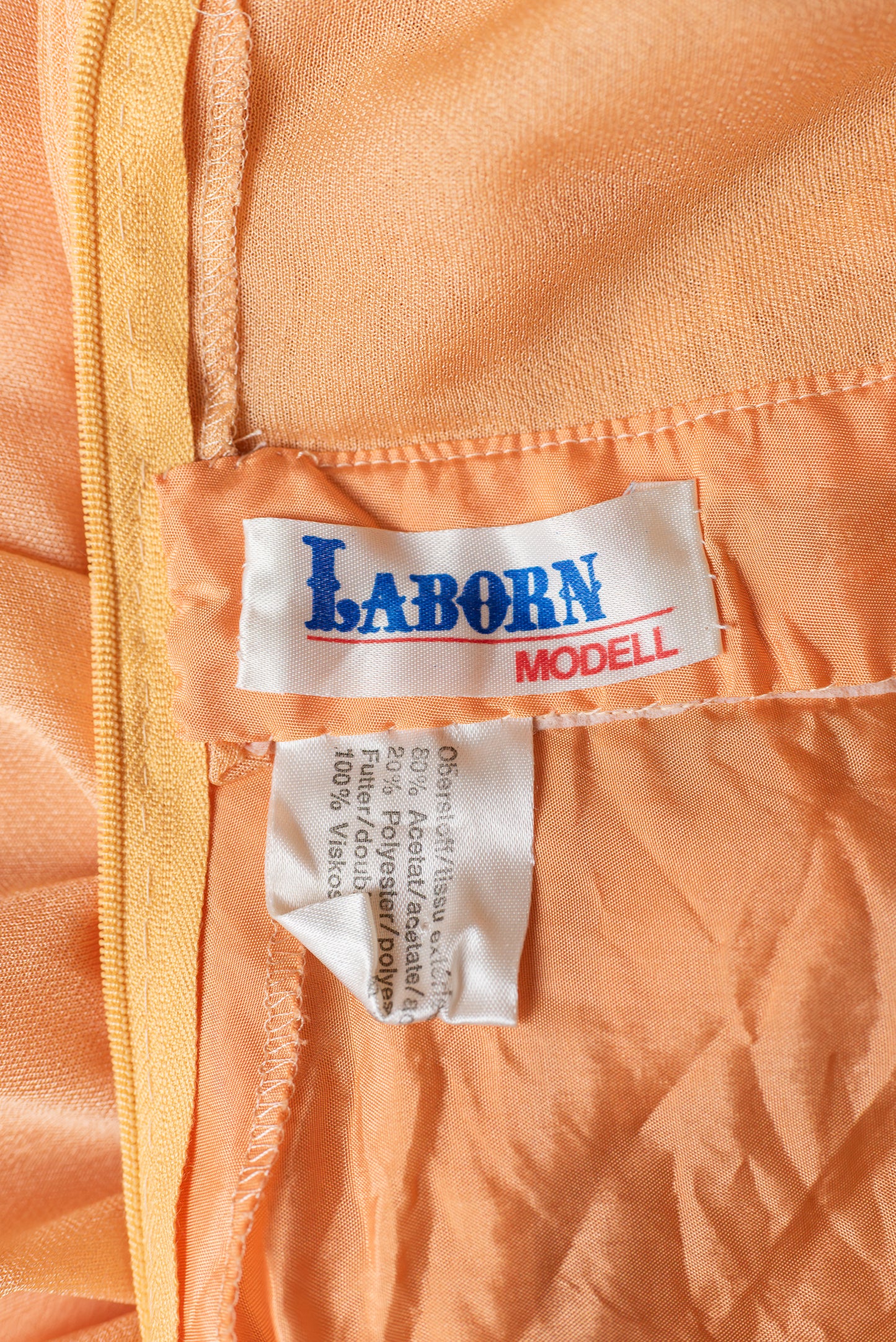 Laborn vintage 70s síðkjóll - XL