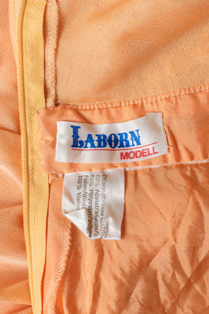 Laborn vintage 70s síðkjóll - XL