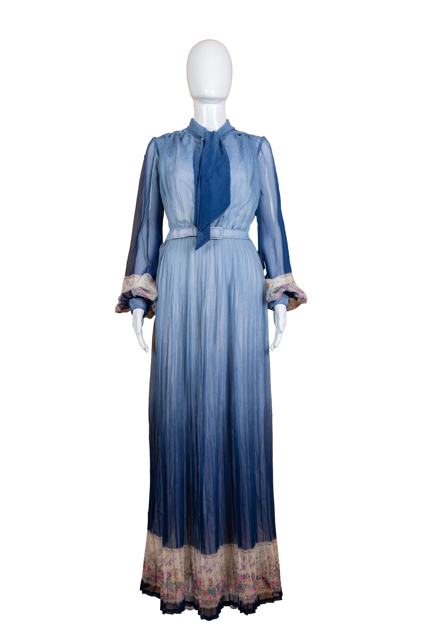 C&A vintage 70s síðkjóll - XS