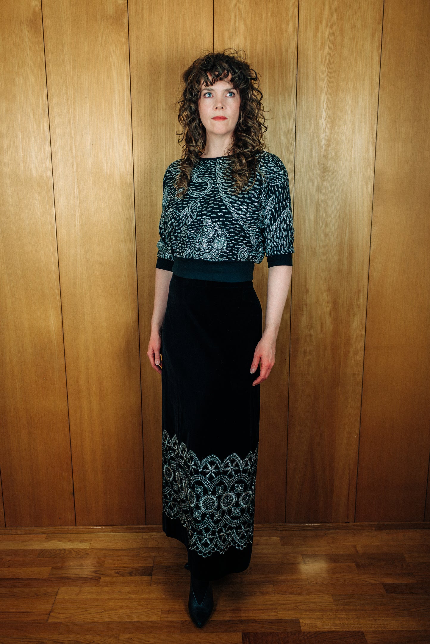 Golden gate vintage 80s peysa - Medium