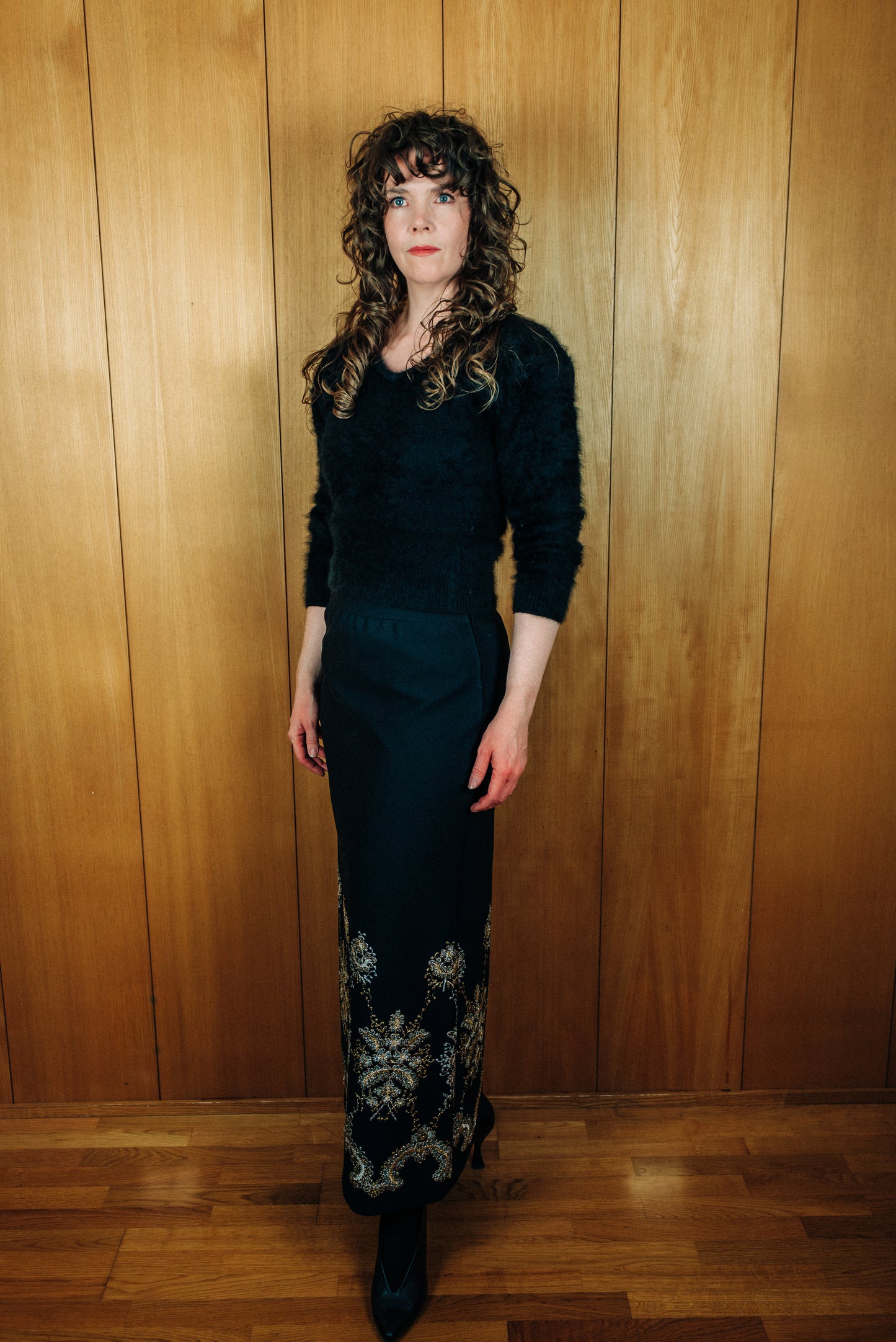 Alexander vintage 70s síðpils - Medium