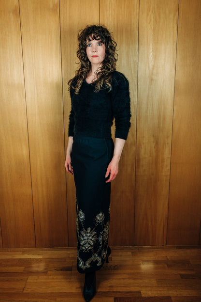 Alexander vintage 70s síðpils - Medium