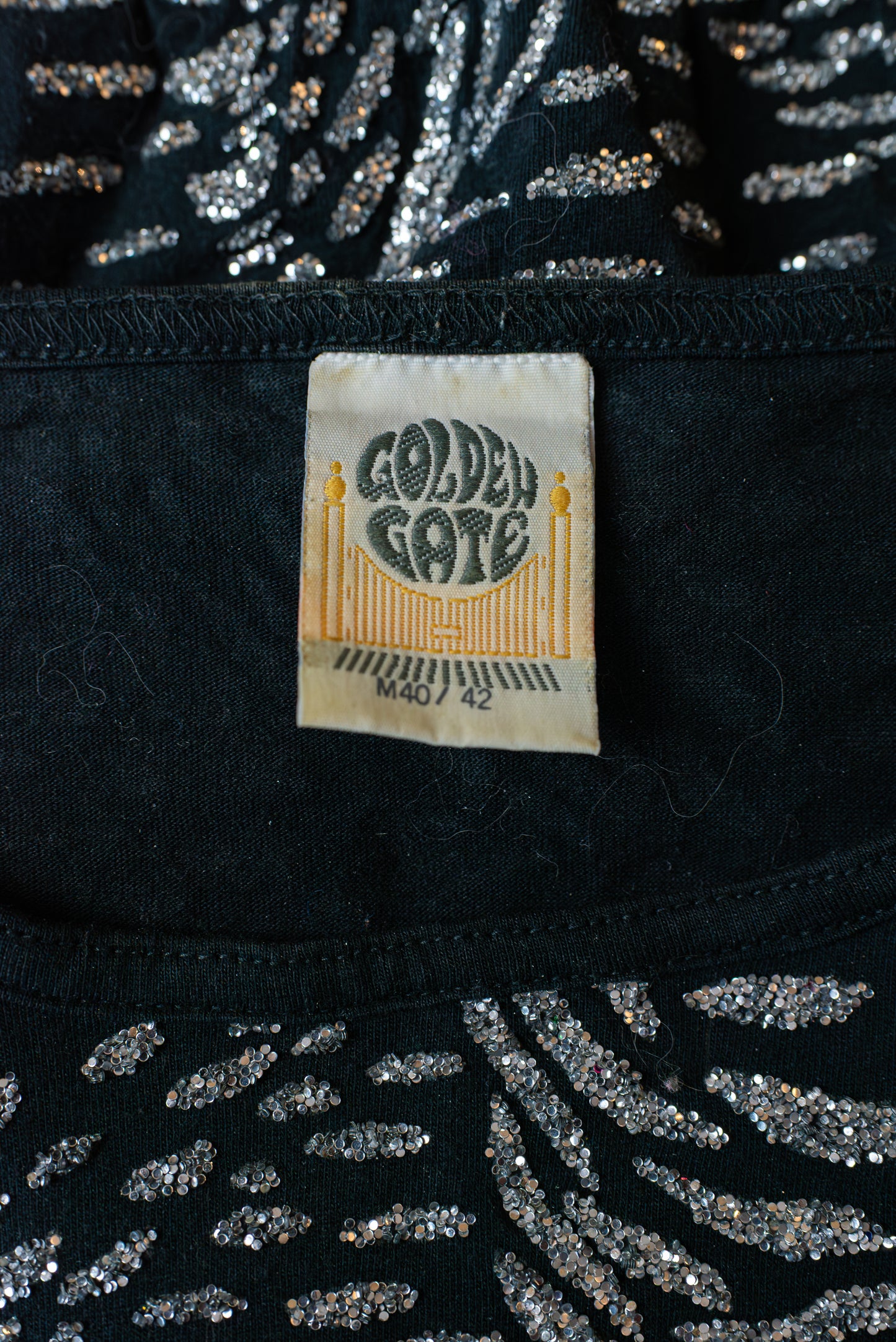 Golden gate vintage 80s peysa - Medium