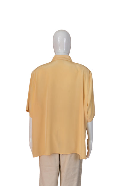 Canda ljósgul vintage blússa - XXL