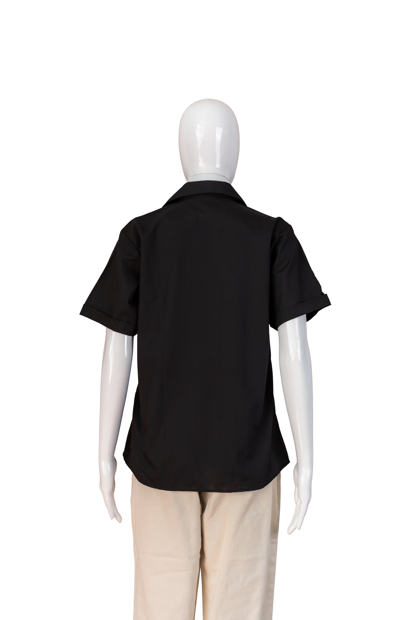 C&A svört vintage skyrta - Small