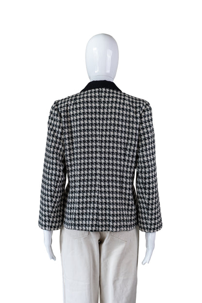 Ómerktur köflóttur blazer - small