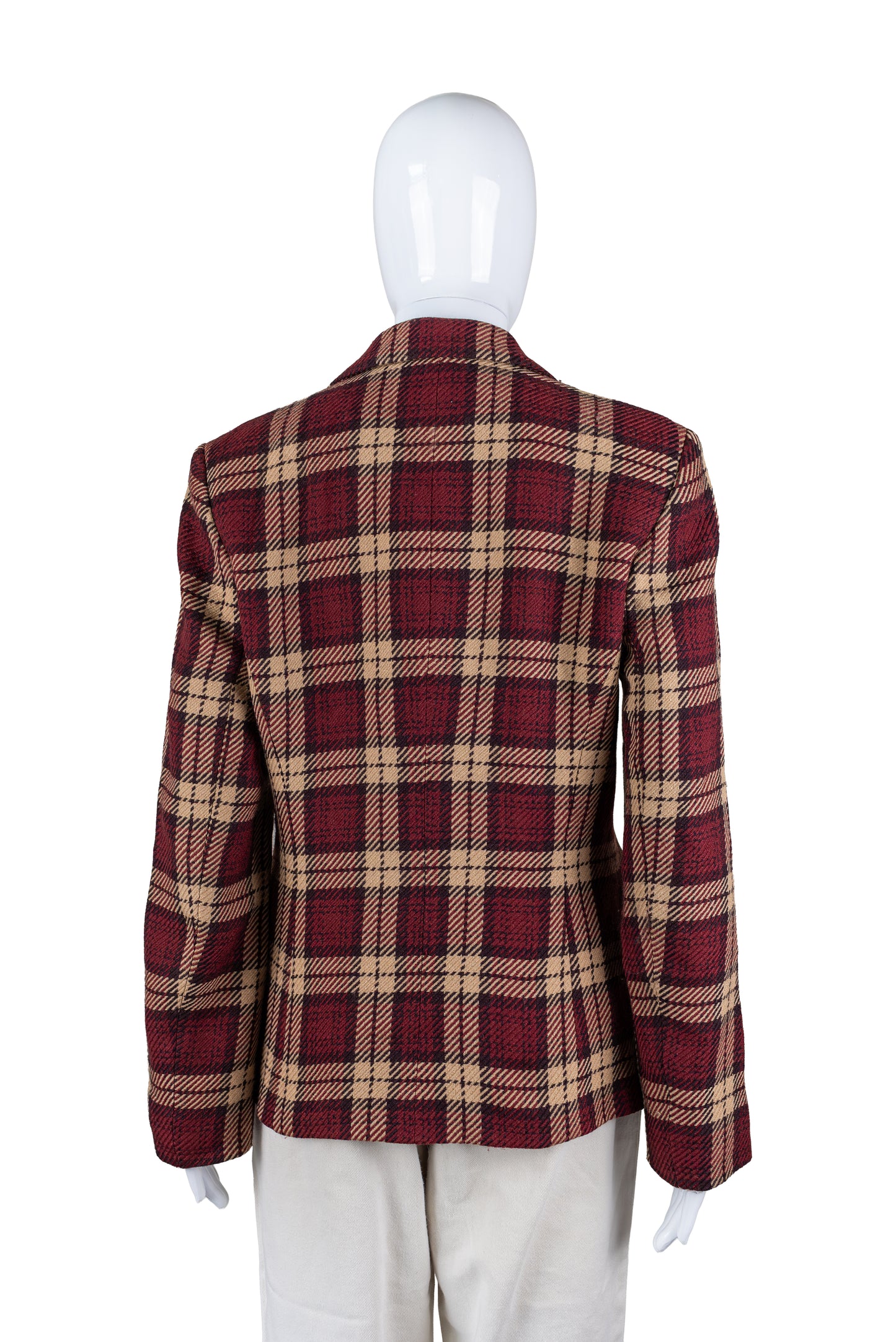 Marc Aurel köflóttur blazer - small