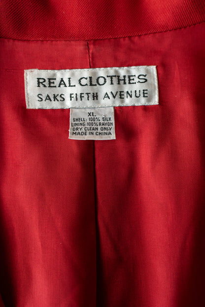 Real Clothes Saks Fifth Avenue silki blazer - xlarge