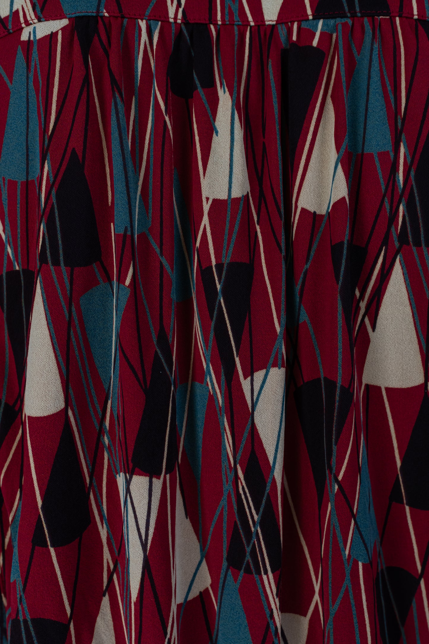 Rauður Virginie de Paris kjóll - medium