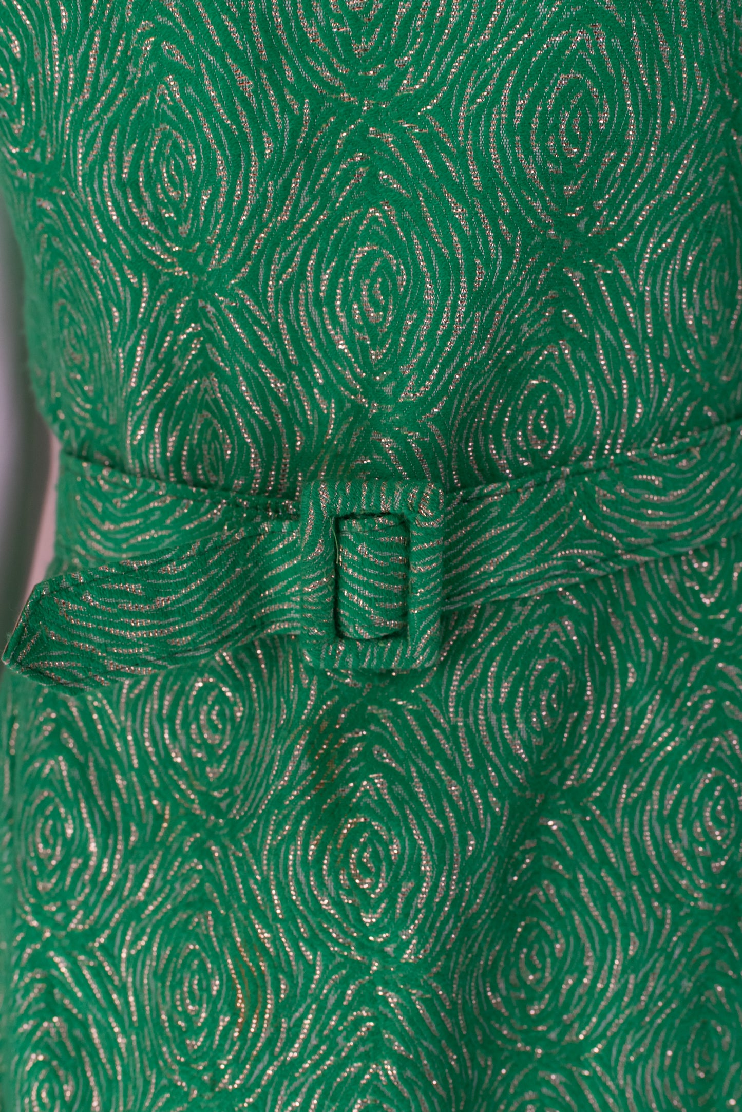 Grænn 60s kjóll - small