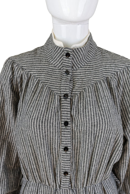 Yessica grár ullarkjóll - medium