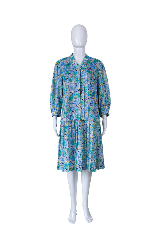 Coutureine 80s kjóll - medium