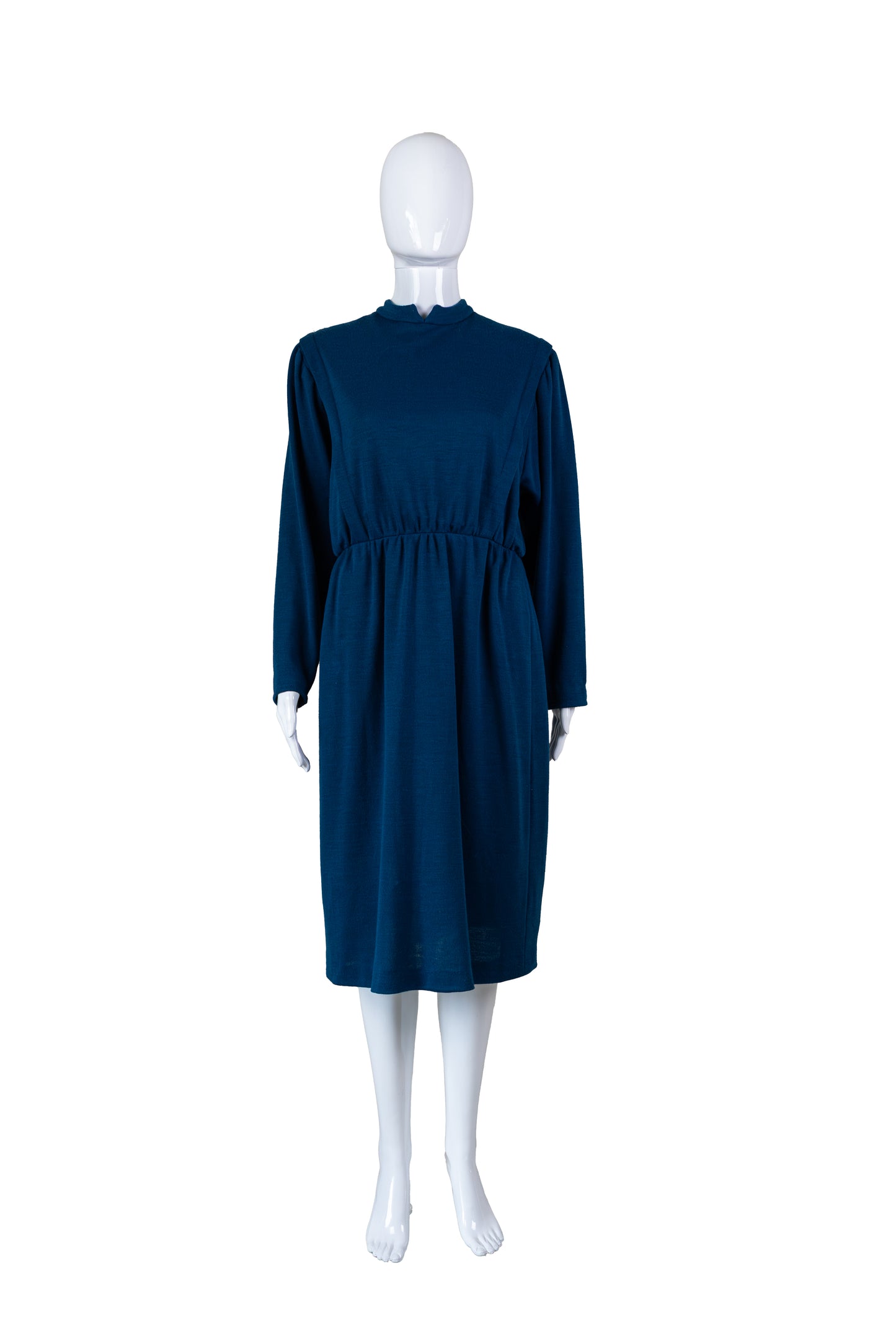 Ómerktur blár vintage kjóll - small