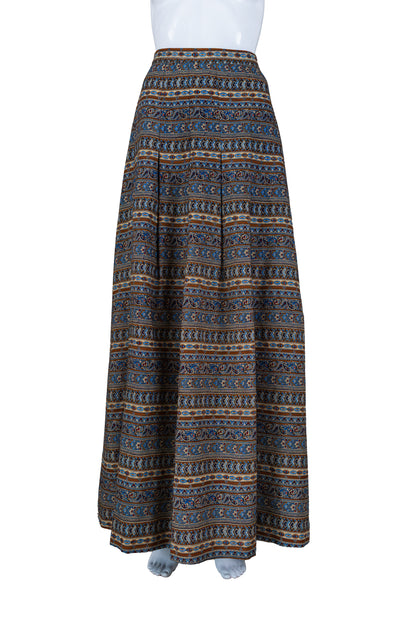 Marglitt vintage 70s ullar síðpils - medium