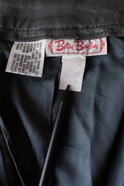 Betty Barclay vintage leðurpils - small