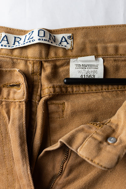 Arizona vintage brúnar gallabuxur - xsmall