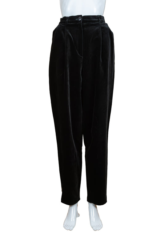 Ómerktar vintage 80s flauelsbuxur - Small