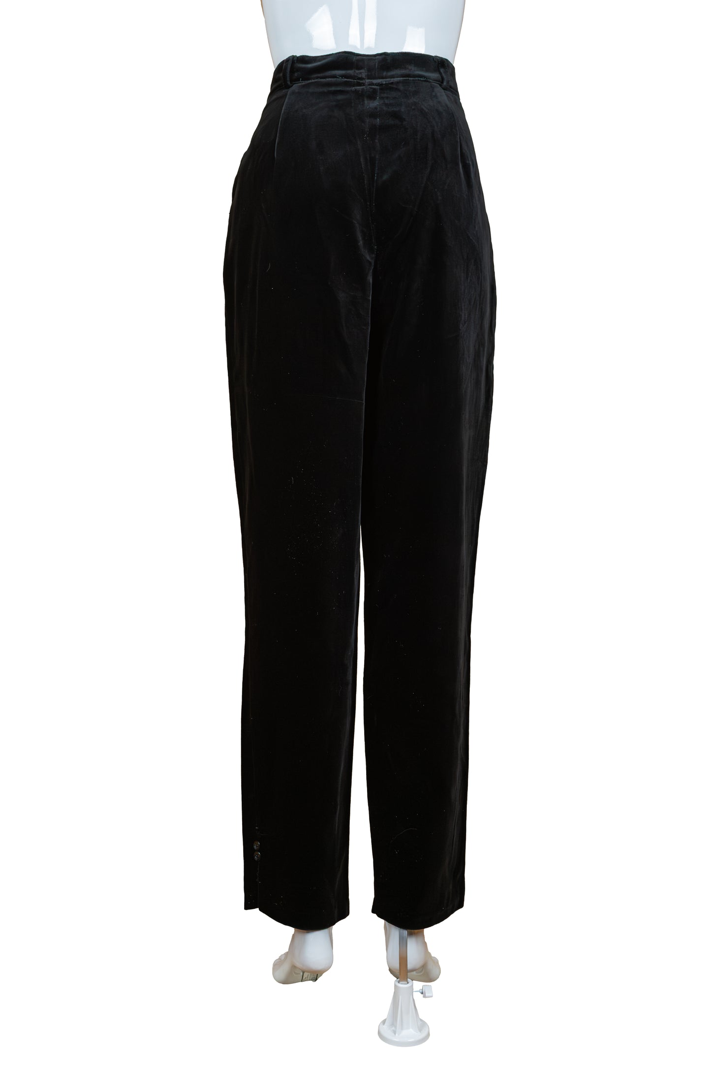 Ómerktar vintage 80s flauelsbuxur - Small