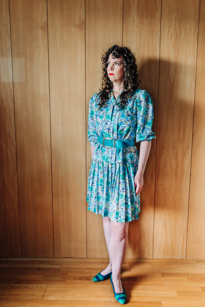 Coutureine 80s kjóll - medium