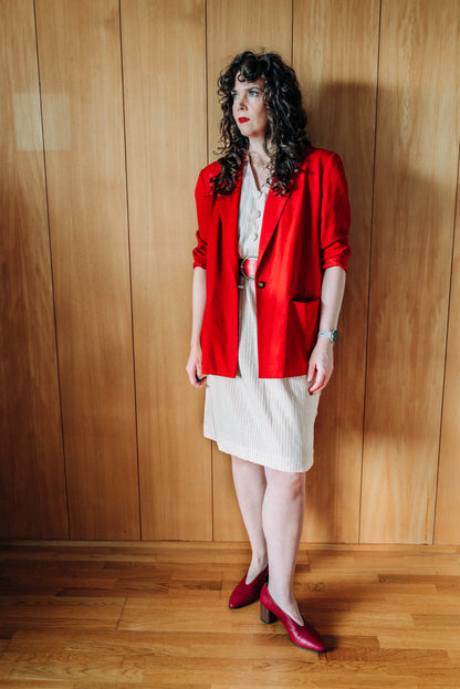 Real Clothes Saks Fifth Avenue silki blazer - xlarge