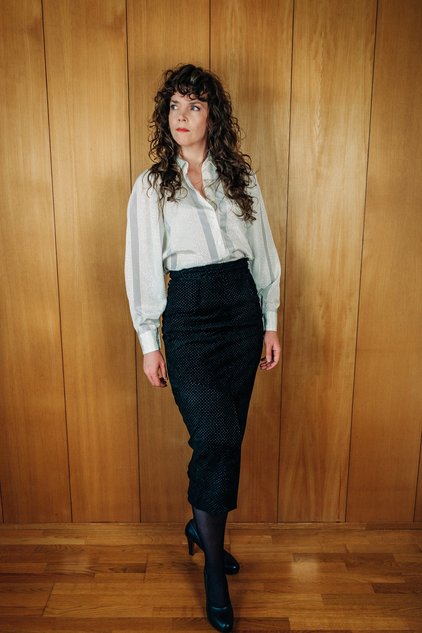 Pelle D'oro vintage rúskinnspils - small