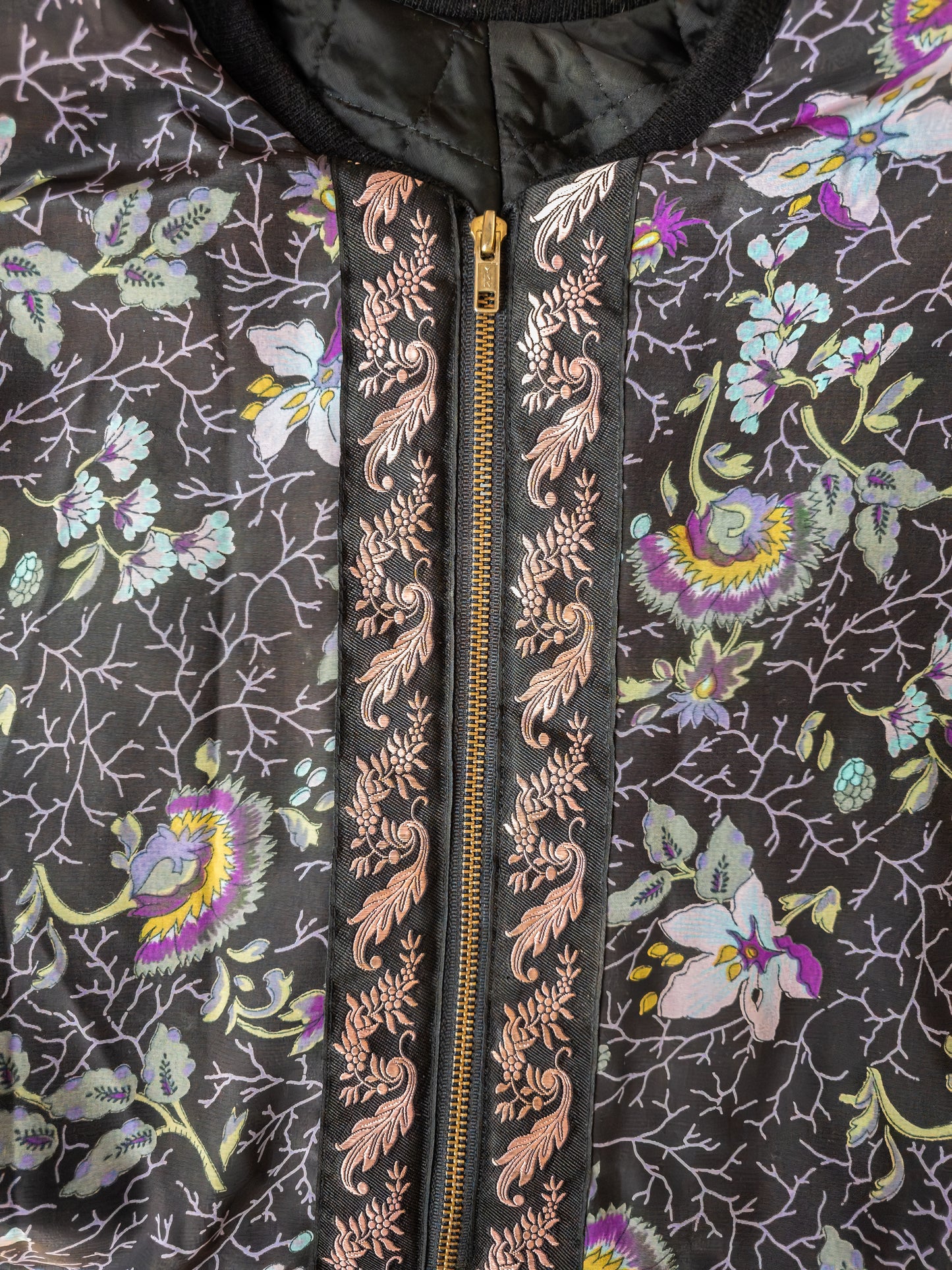 Vintage Rosarito 80s cropped bomber - Medium