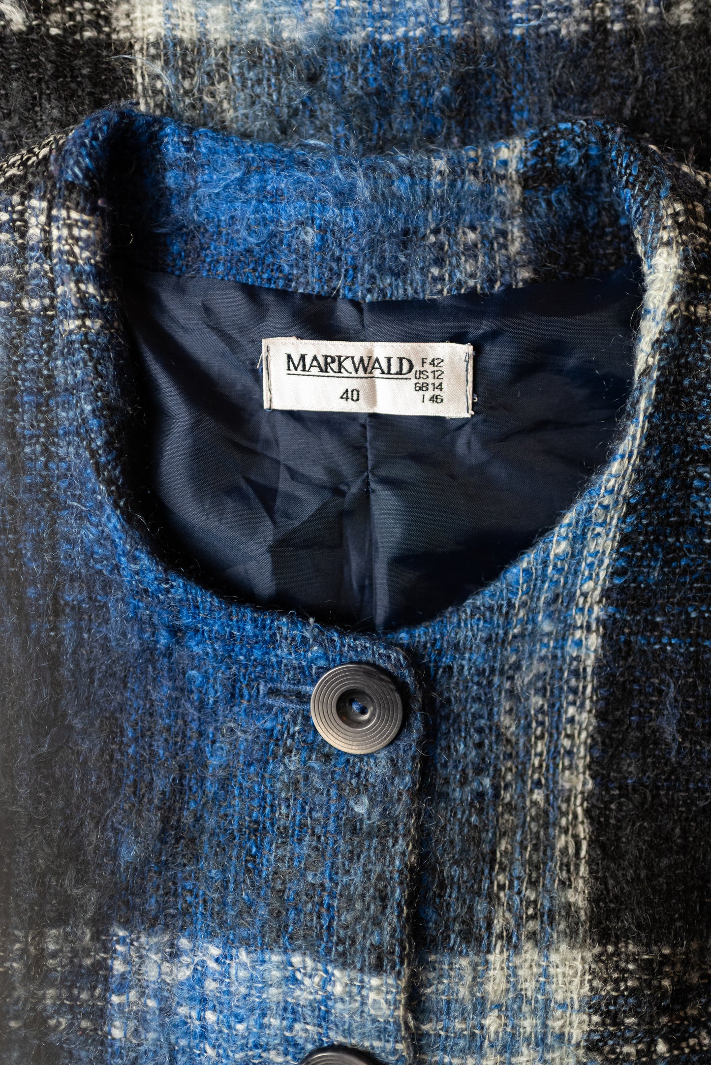 Vintage Markwald 80s ullarjakki - M