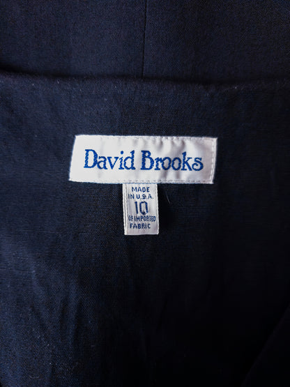 Vintage David Brooks 80s kjóll - S/M