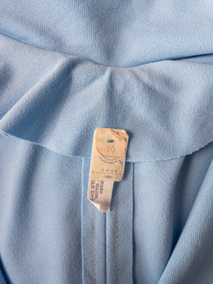 Ljósblár vintage 60s síðkjóll - S/M