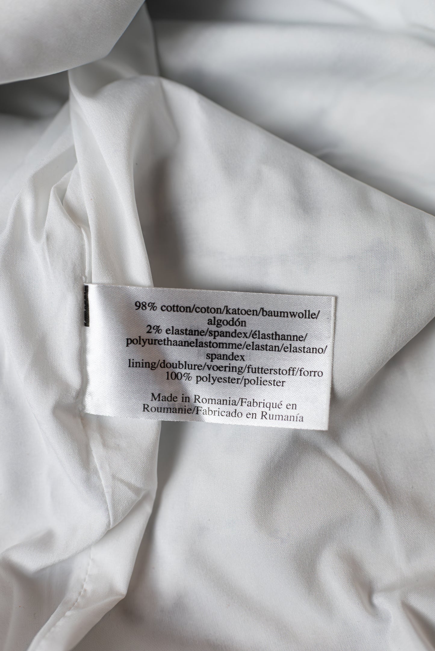 Laura Ashley svartur og hvítur kjóll - medium