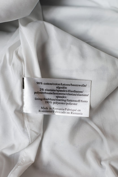 Laura Ashley svartur og hvítur kjóll - medium