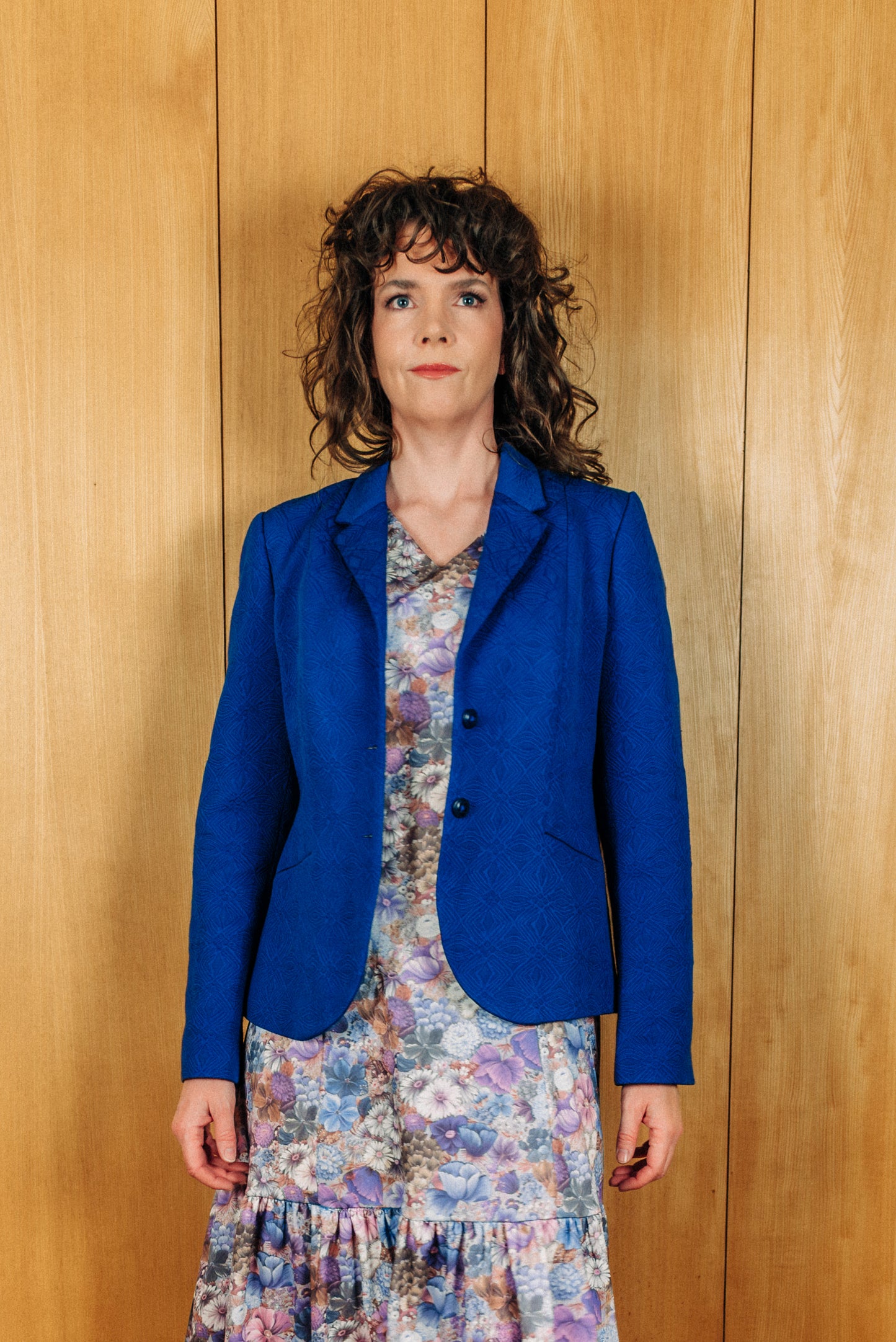 Jackpot blár blazer - L
