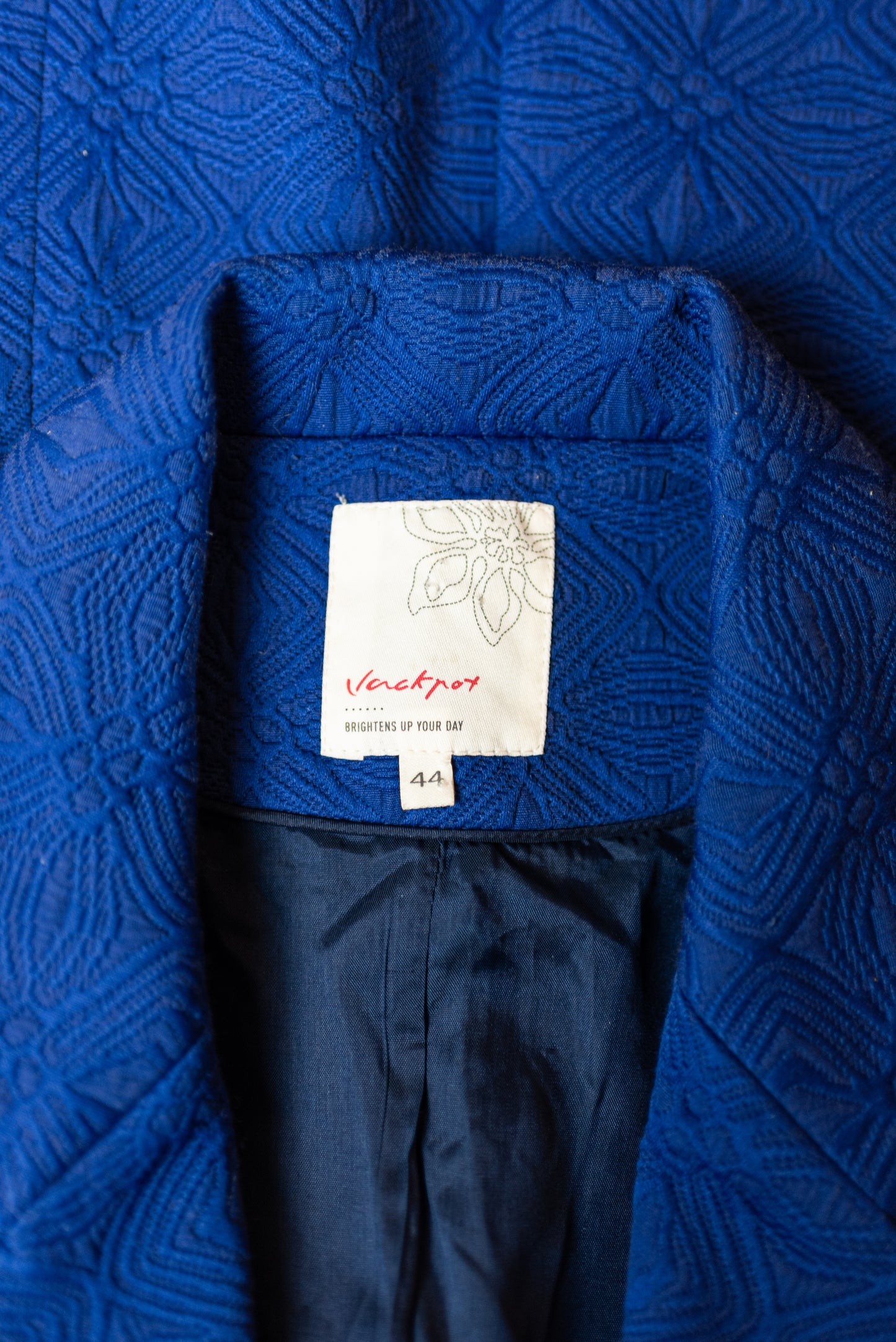 Jackpot blár blazer - L