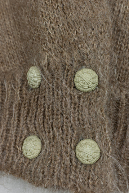 Vintage Natacha mohair peysa - medium
