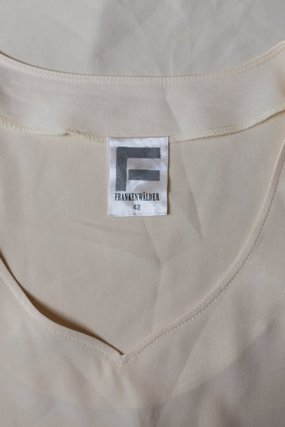 Frankenwalder vintage hvítur toppur - M/L