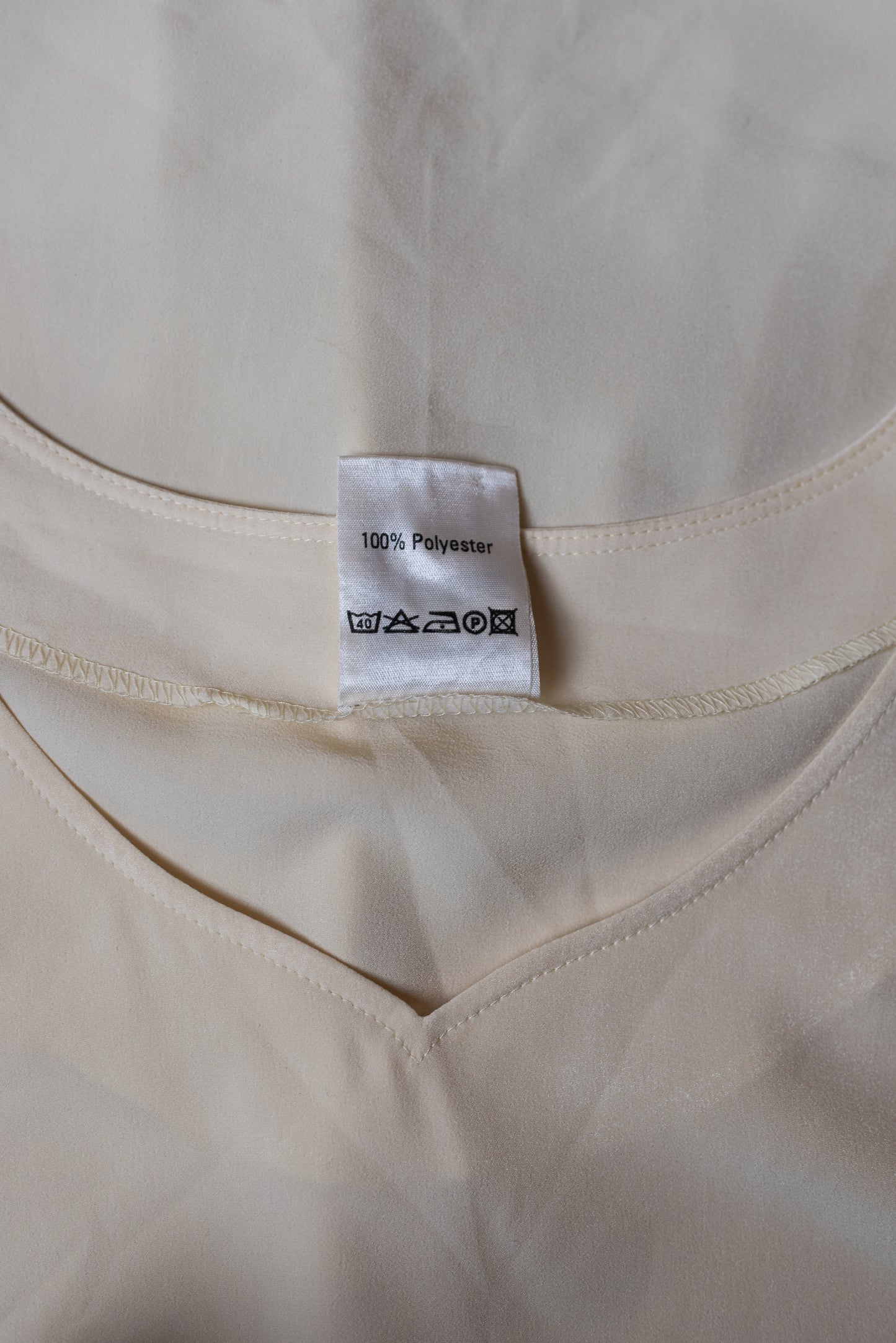 Frankenwalder vintage hvítur toppur - M/L