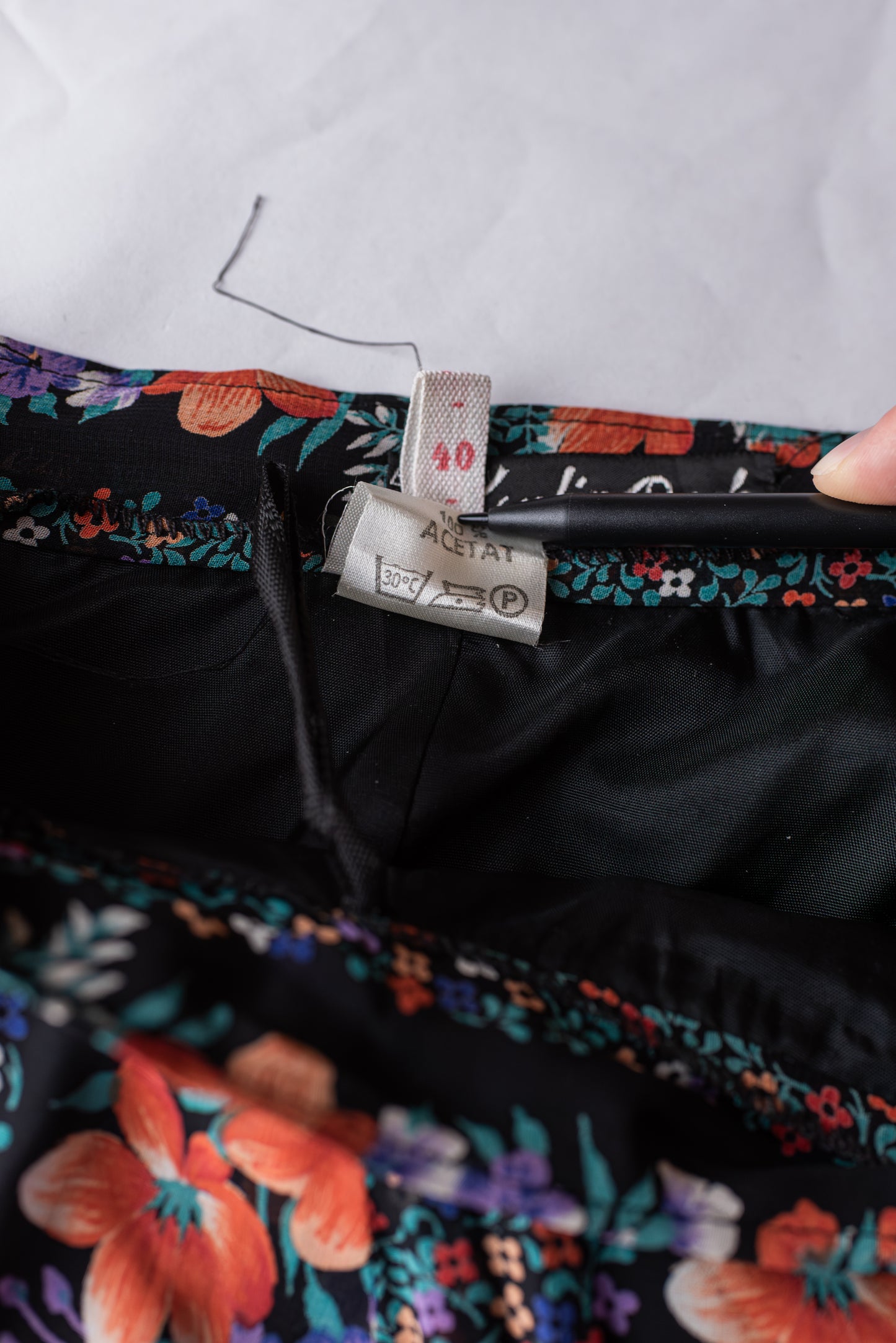 Koplin-Rock vintage 70s síðpils - small