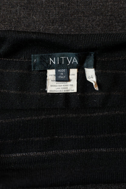 Nitya grátt merino-ullarpils - Medium