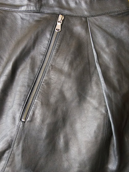 Svart leðurpils frá Marc by Marc Jacobs - S/M