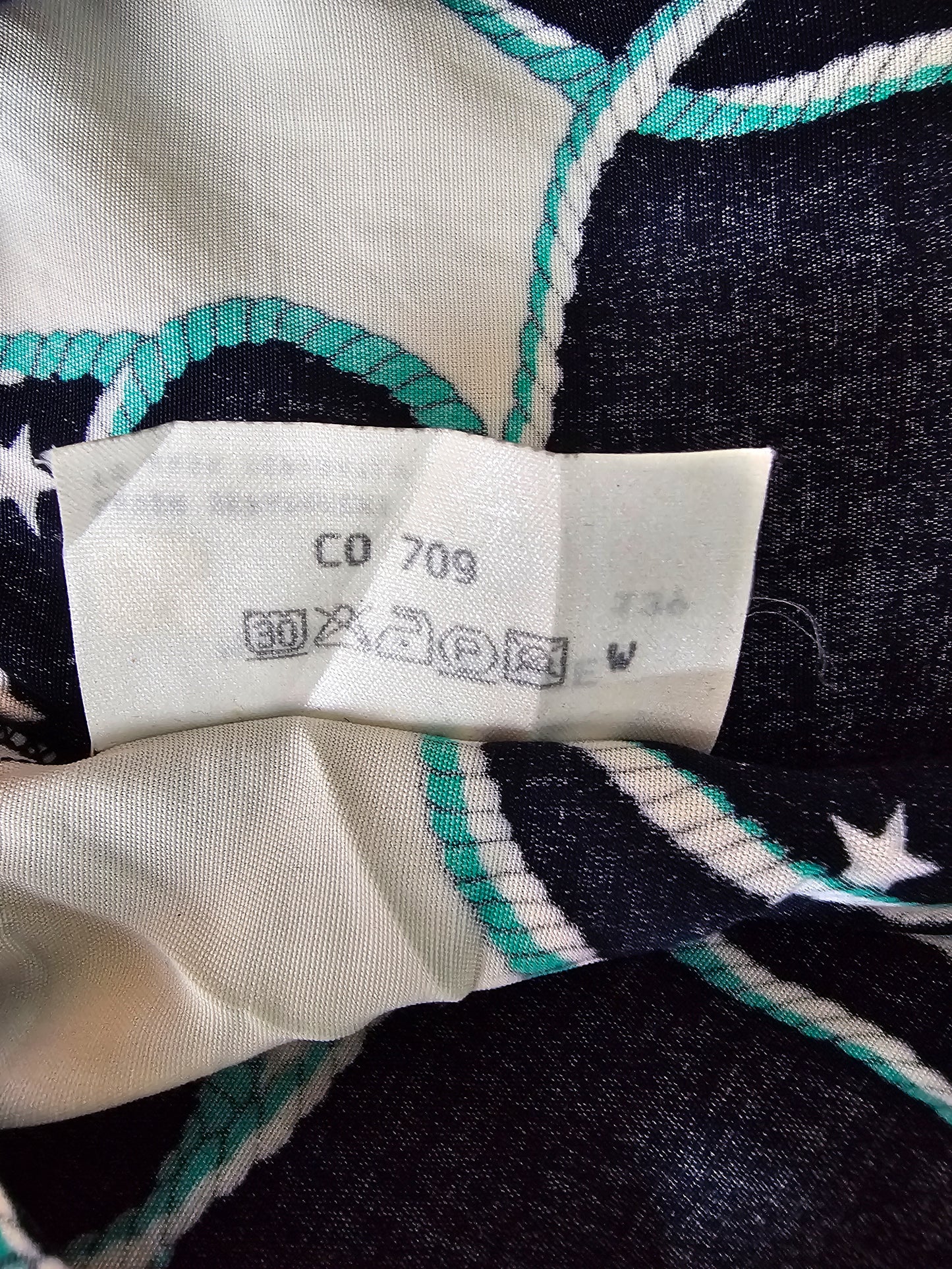 Marglit tvíhneppt vintage skyrta - xlarge